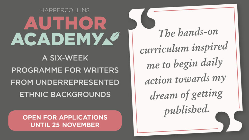 Apply for the HarperCollins Author Academy!